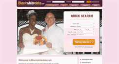 Desktop Screenshot of blackwhitedate.com