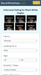 Mobile Screenshot of blackwhitedate.com